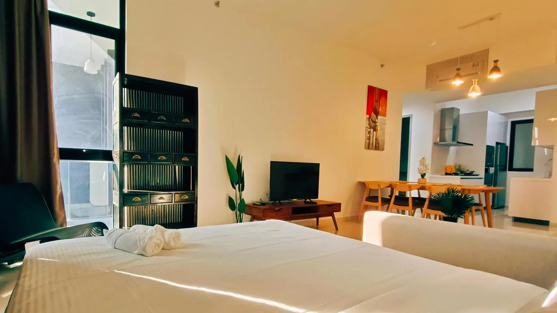 公寓 New Georgetown Instagramable 2Br Homestay For 10Pax 无敌美景两房民宿 Beacon Executive Suite
