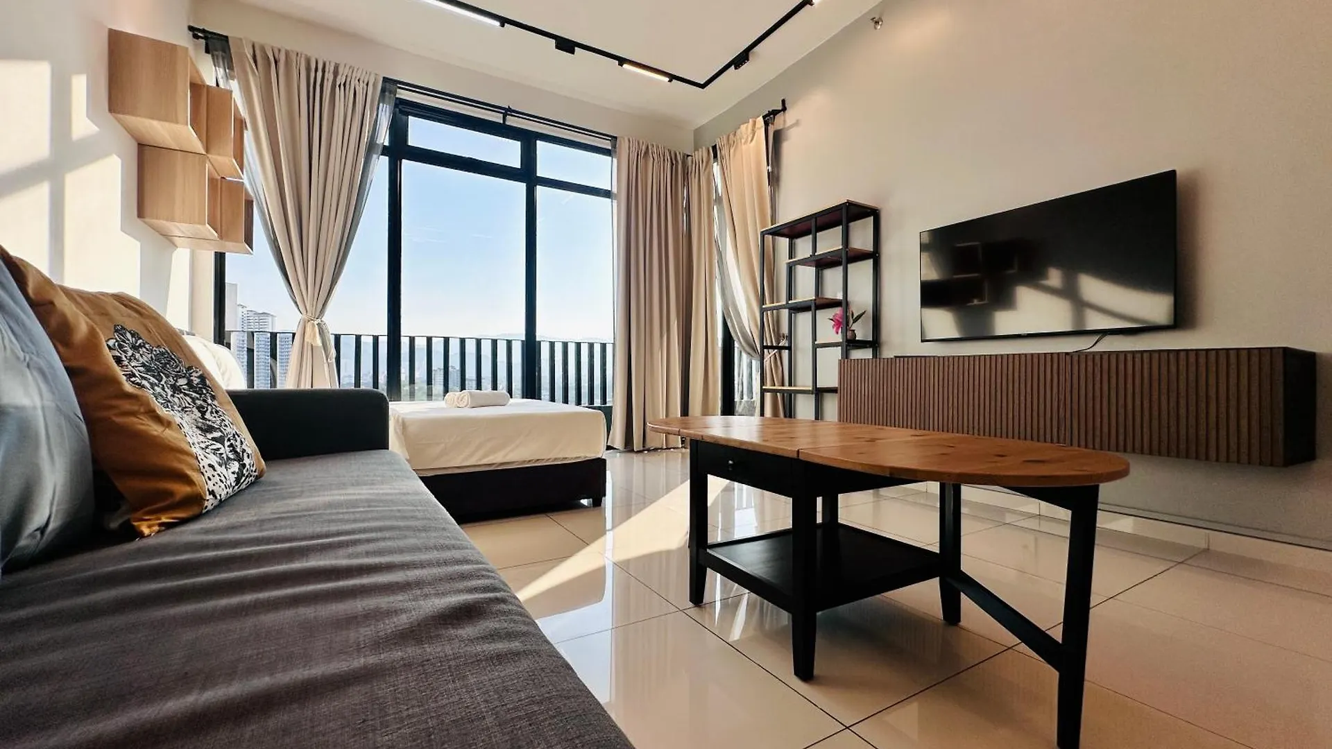 公寓 New Georgetown Instagramable 2Br Homestay For 10Pax 无敌美景两房民宿 Beacon Executive Suite