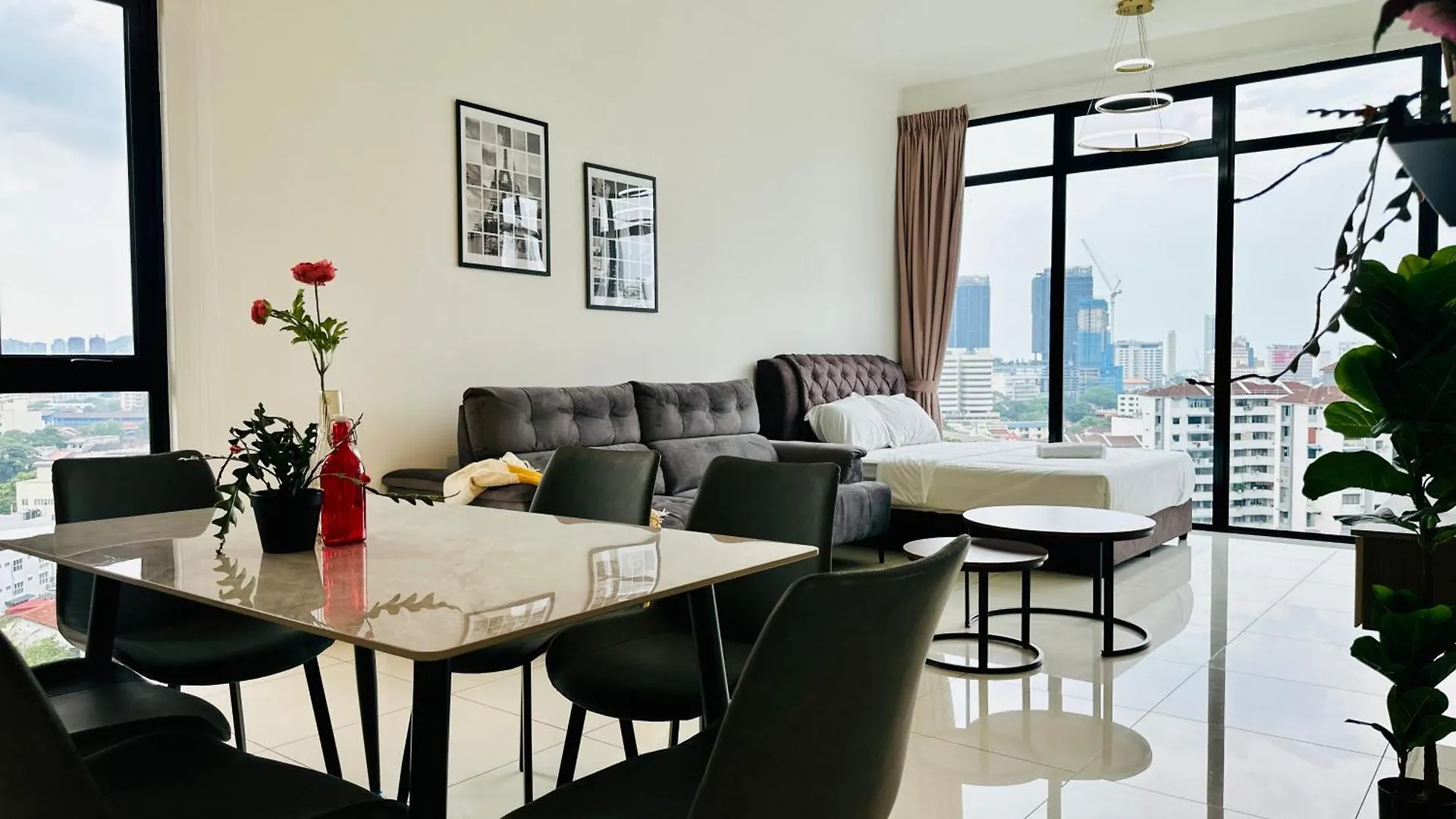 公寓 New Georgetown Instagramable 2Br Homestay For 10Pax 无敌美景两房民宿 Beacon Executive Suite
